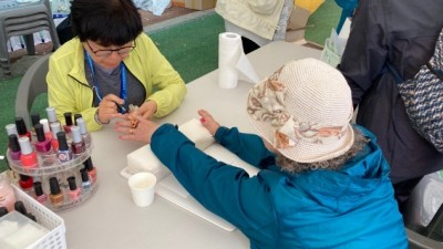 2023년 4월 13일 축제한마당 행사 과천시지회 네일아트 부스